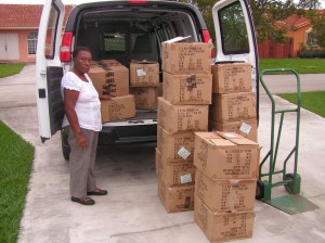 Mrs. Buton came from Haiti after the earthquake to help with Haiti Relief efforts in Miami.